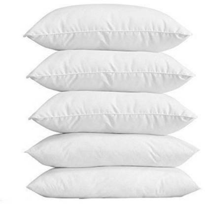 Changers Polyester Fibre Bed/Sleeping Pillow Pack of 5 Solid