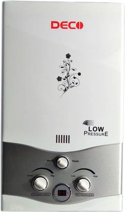 Deco 6 L Digital Display Gas 6 L Gas Water Geyser