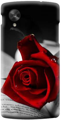 LEEMARA Back Cover for LG Nexus 5-Red Rose Printed Mobile Back Cover
