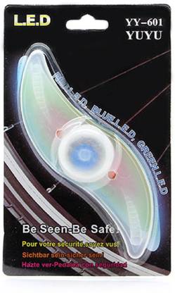 Protos India.Net Bike Bicycle Silicone Wheel Light 3 Mode Colorful Design Flash Spoke Multicolor LED Wheel Reflectors