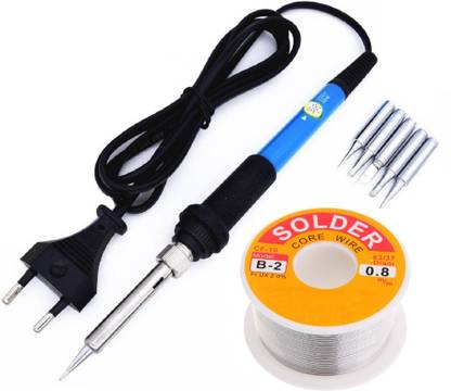 Corslet Soldering Iron , Soldering Iron Kit , Soldering Iron Machine , Soldering , Soldering Wire , Soldering Set , Soldering Iron and Wire , Soldering Iron With Solder Core Wire 63/37 Tin/Lead 0.8mm Rosin Flux Reel 60 W Temperature Controlled
