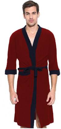 Flipkart SmartBuy Red 3 Free Size Bath Robe