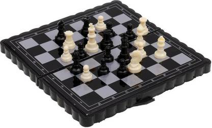 Wishkart Mini Magnetic Travel Chess Set Pocket Size (Small) Chess Board 13 cm Chess Board
