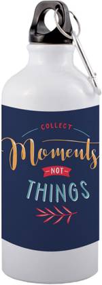 COLOR YARD best Collect moments not things quote printed sipper bottle in multi color 600 ml Sipper