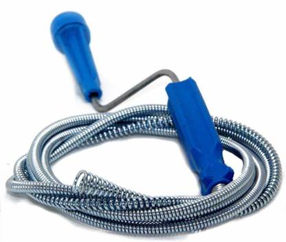 SYGA 2m Sink Dredge Pipeline Cleaner Metal Drain Cleaning Tool for Bathroom Tub Toilet Sink Kitchen Tubs Clogged Drains Dredge Pipe Sewers Multi-purpose Plunger