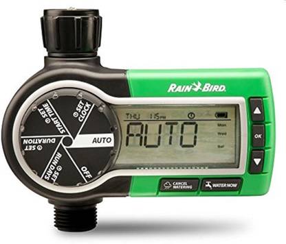 Rain Bird Electronic Digital Hose End Timer/Controller, One Zone/Station, Battery Operated 1ZEHTMR Programmable Electronic Timer Switch