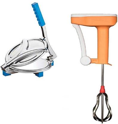 AMAZE ACTIONWARE Power Free Hand Beater & puri maker (CMB) Kitchen Tool Set