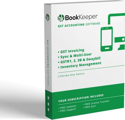 Book Keeper GST Accounting Software - One Device Lifetime (3 month FREE)