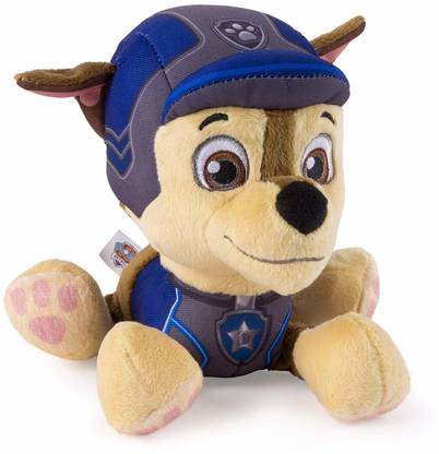 PAW PATROL Mission Paw - 8" Plush - Chase  - 8 cm