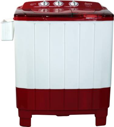 Daenyx 6.8 kg Semi Automatic Top Load Washing Machine White, Maroon