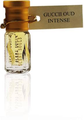 Scent Souls Golden Drops & Guccii Oud Intense Perfume Oil / Fragrance Oil (Attar| ) Roll On For Men & Women Combo Pack of 2 (3 ml) Floral Attar