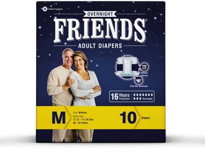 FRIENDS Overnight Adult Diaper Adult Diapers - M
