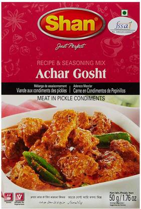 SHAN Achar Gosht masala (Pack of 6 Pcs/ Delivery charge Rs 100 included)