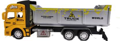 Funlaro Die Cast Metal Trucks Toy, Metal Dump Truck Toy for Kids