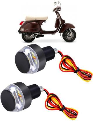 DING DONG handle-light All Bikes & Scooty Handlebar Weights (2 Yellow, White)-128 Bike Handlebar Weights