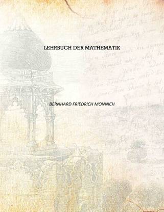 Lehrbuch der mathematik [Hardcover]