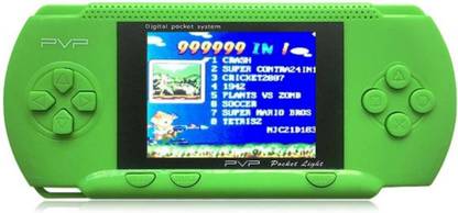 SHIVA1341 GREEN PVP STATION LIGHT 3000 -TV GAME CONSOLE HANDHELD (VIDEO GAME) Multi Color Toy for kids. Handheld Gaming Console