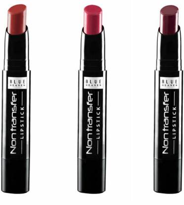 BLUE HEAVEN Lipstick non-transfer matte (pack of 3)