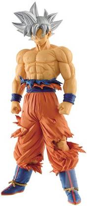 Toy Mela DBZ Dragon Ball Z Super Saiyan Goku Ultra Instinct Silver Hair Action Figure With Stand And Box