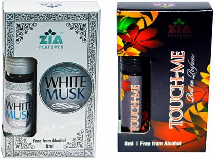 ZIA WHITE MUSK & TOUCH ME Special Malaysian Edition Floral Attar