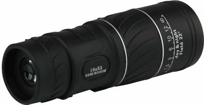 Bushnell Monocular with Mobile Bracket 16x52 Dual Focus Zoom Telescope/Waterproof 16x52 Optics Zoom Lens Monocular Scope for Hunting, Camping, Surveillance Monocular