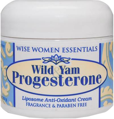 Wise Essentials Wild Yam & Progesterone Cream - For Menopause and Mid life Changes.- Hot Flashes - Paraben Free - Fragrance Free