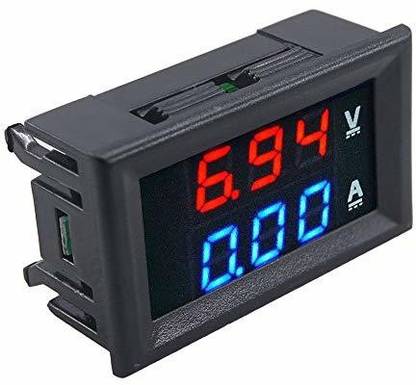 arduino M848 DC 100V 10A Voltmeter Ammeter Blue + Red LED Digital Volt Meter Gauge Meter Electronic Hobby Kit