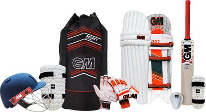 GM set Jr Complete Kit With Helmet S-4 Cricket Kit