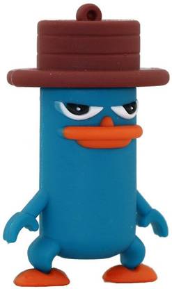 Tobo Cartoon Detective Perry Platypus Pendrive USB 2.0 Device PenDrive. (16GB) 16 GB Pen Drive Compatible with Desktop Computer, Television, Laptop USB 2.0 Rubber Case