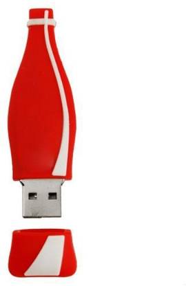 Tobo Cute Soft drink Bottle Shape 8GB Memory Stick USB 2.0 U Disk - Red 8 GB Pen Drive Compatible with Desktop Computer, Television, Laptop USB 2.0 Rubber Case