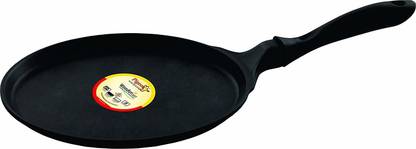 Pigeon Health Friendly Pre Seasoned Pigeon Die Cast Non Stick Flat Tawa 280 mm Ensuring High Durability & Minimal Usage of Oil Tawa 28 cm diameter