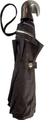 Popy 3 fold gents black manual open/close Umbrella