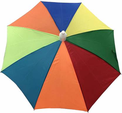 BAGONIA Unisex Polyester ABS Automatic Corgil Cap UV Protected Waterproof Lightweight Stick Umbrella (Multicolour) Umbrella