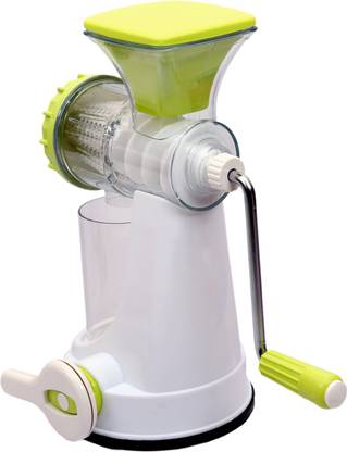 kitchen storz Plastic Manual Polypropylene Hand Juicer | Manual Hand Juicer Mixer Grinder with Steel Handle | Smart Fruit & Vegetable Hand Juicer