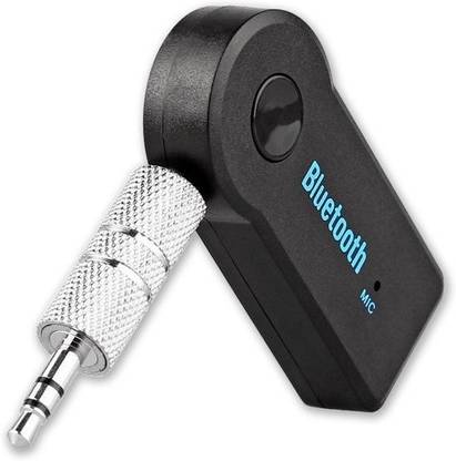VR WORLD v4.1 Car Bluetooth Device with Audio Receiver, 3.5mm Connector, FM Transmitter, Adapter Dongle, Remote Control