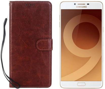 Unirock Flip Cover for Samsung Galaxy C9 Pro (Gold, 64 GB) (6 GB RAM)