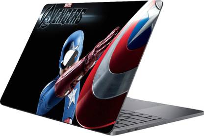 GADGETSWRAP MCBK-GW3108 - Printed The Avengers Chris Evans As Captain America Skin Top Only For Vinyl Laptop Skin Compatible for 11 inch