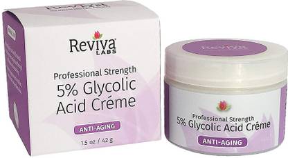 Reviva labs 10% Glycolic Acid Cream, 1.5 Ounce: Package may vary