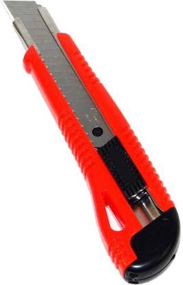 Techtest Heavy Duty 18 mm Paper Cutter Knife , Cutter knife , Cutter Board , Cutter Blade Plastic Grip Hand-held Paper Cutter