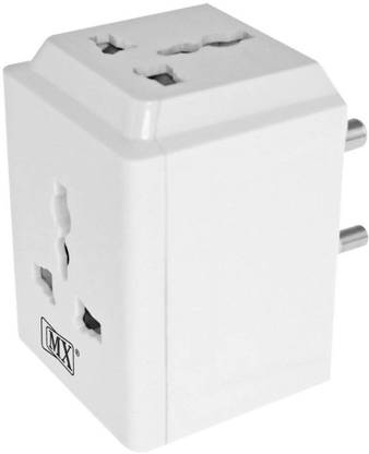 MaxMagic 3 PIN 2 Way Universal Socket Worldwide Adaptor