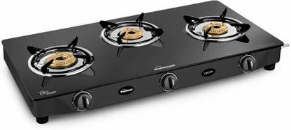 Sunflame 3 Glass Manual Gas Stove