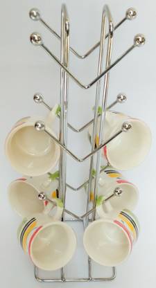DSMARKET Cup Kitchen Rack Steel stainless steel cup stand kitchen rack