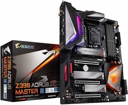 GIGABYTE Z390 AORUS Master (Intel LGA1151/Z390/ATX/3xM.2 Thermal Guard/Onboard AC Wi-Fi/ESS Sabre DAC/Motherboard) LGA1151Socket Micro-ATX Intel Z390 Chipset DDR4 Motherboard for Desktop