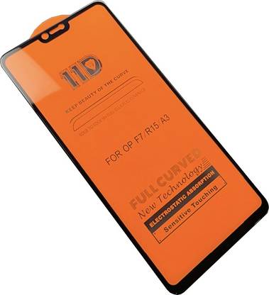 NDCOM Edge To Edge Tempered Glass for Oppo R15 11D Tempered Glass