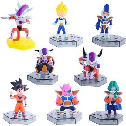 smart anime buy Dragon Ball Z DBZ Set Of 8 Pcs. Goku, Vegita, Dodoria, Zarbon, Frieza, Freezer, Frieza Force Action Figure