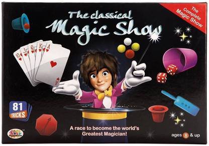 NGEL The Classical Magic Show 81 Magic Tricks Board Game Party & Fun Board Game