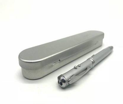 PALESWARAM Multifunctional laser pen with writing pen, torch and flexible UV light Pen Counterfeit Currency Detector