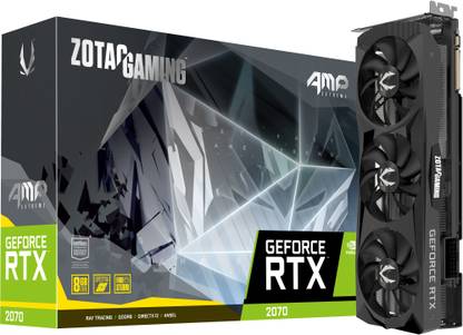 ZOTAC GAMING GeForce RTX 2070 AMP Extreme Edition GDDR6 8 GB NVIDIA Chipset 256 bit 1860 MHz Graphics Card