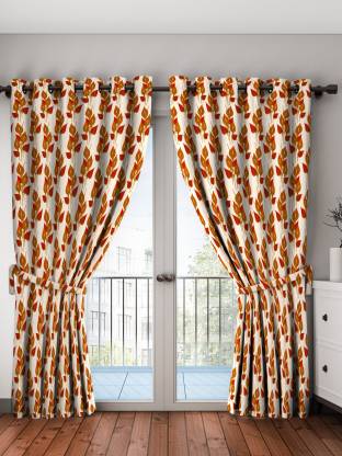 Bombay Dyeing 274 cm (9 ft) Polyester Room Darkening Door Curtain (Pack Of 2)