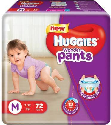 Huggies Wonder Pants Diaper - M 72 (72 counts) - M